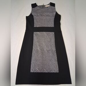 Micheal Kors Black and White Patterned Dress